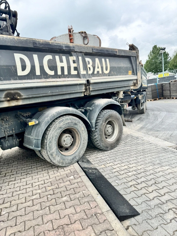 Gummirampen Baustelle
